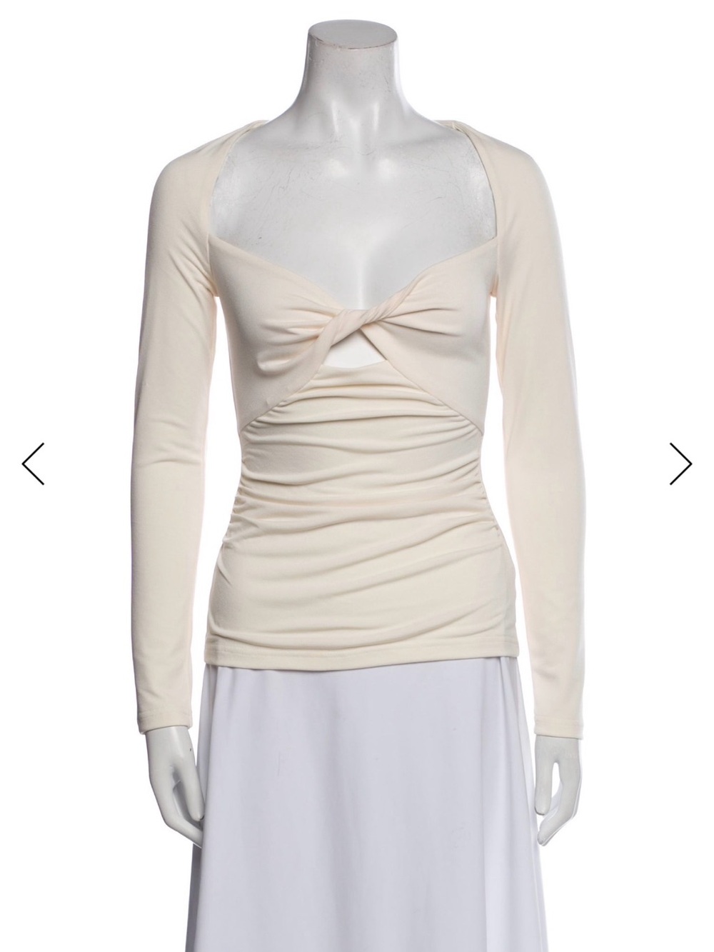 *NWT* Significant Other Cream V-Neck Long Sleeve Top